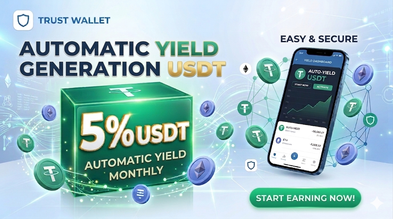 Trust Wallet Auto Earn Banner